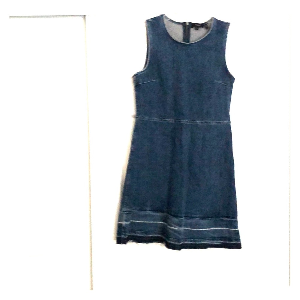 Theory Jean sleeveless dress